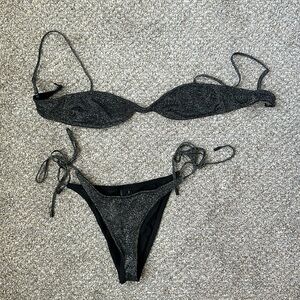 Triangl sparkle bikini set